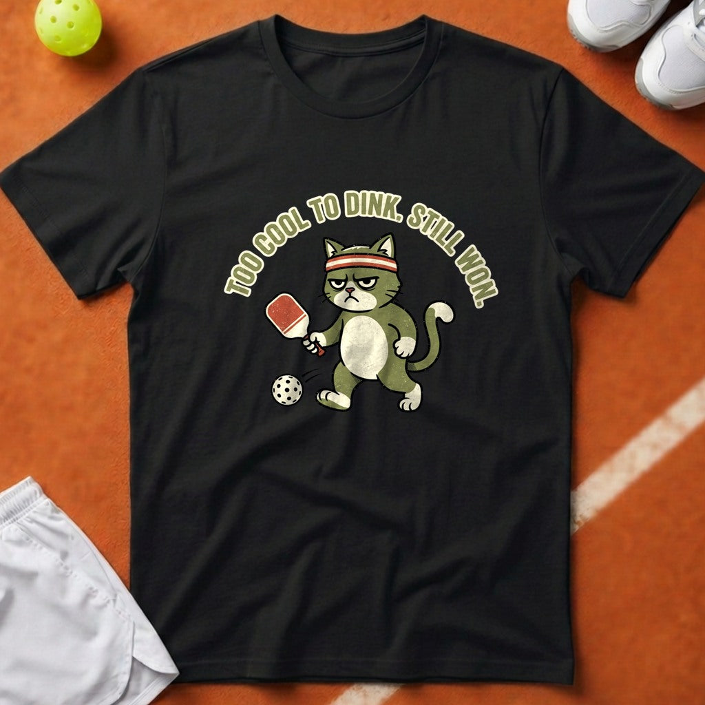 Too Cool To Dink T-Shirt - Black [20260819224937]