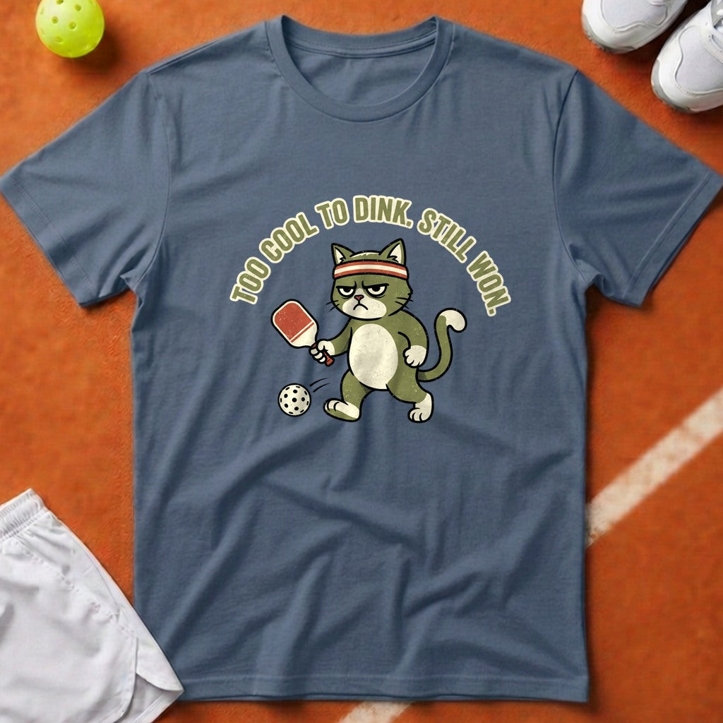 Too Cool To Dink T-Shirt - Blue Jean [20260819224937]