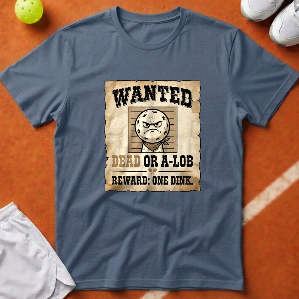 Wanted Dead Or A-Lob T-Shirt - Blue Jean [20260819225012]