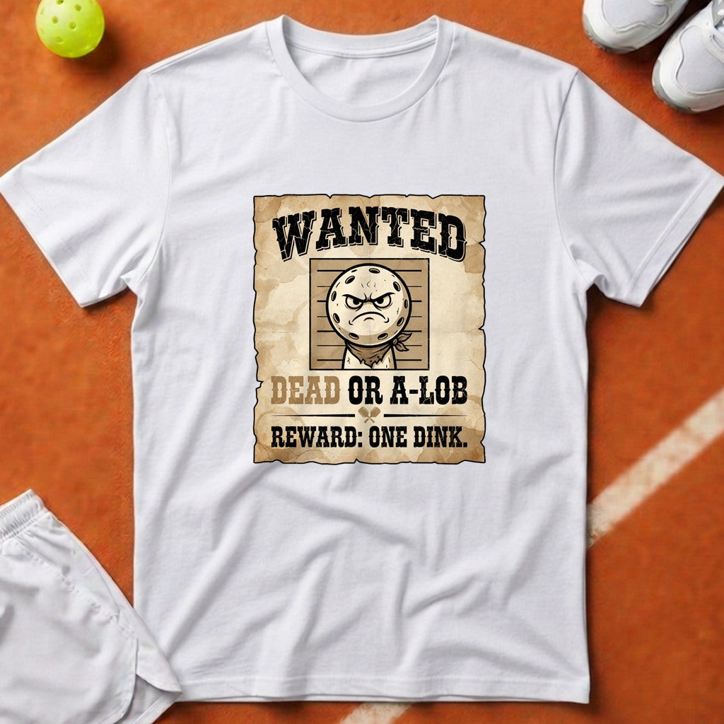 Wanted Dead Or A-Lob T-Shirt - White [20260819225012]