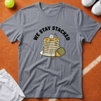 We Stay Stacked Pickleball T-Shirt - Grey [20260819225030]
