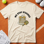 We Stay Stacked Pickleball T-Shirt - Ivory [20260819225030]