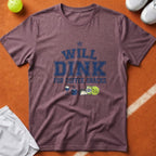 Will Dink For Snacks T-Shirt - Berry [20260819225049]