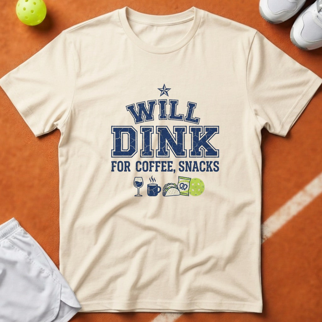 Will Dink For Snacks T-Shirt - Ivory [20260819225049]