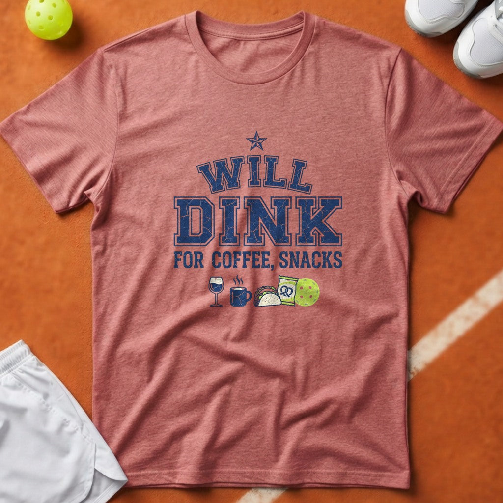 Will Dink For Snacks T-Shirt - Watermelon [20260819225049]