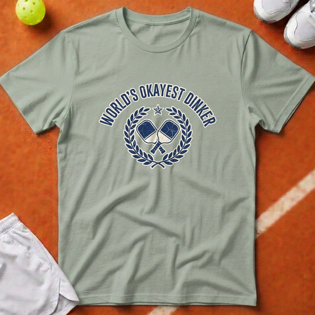 Worlds Okayest Dinker T-Shirt - Bay [20260819225127]