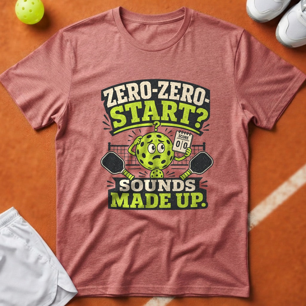 Zero Zero Start Pickleball T-Shirt - Watermelon [20260819232358]