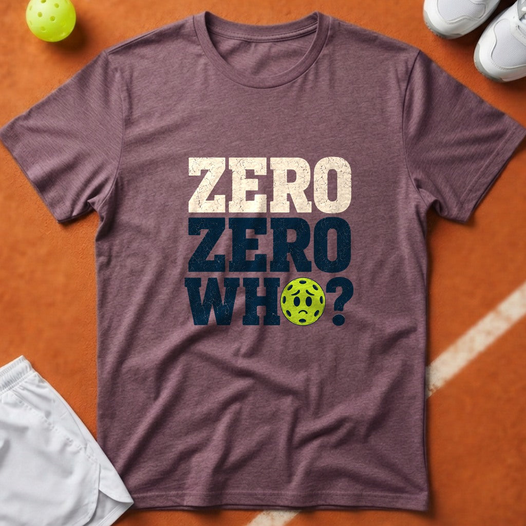 Zero Zero Who Pickleball T-Shirt - Berry [20260819232416]