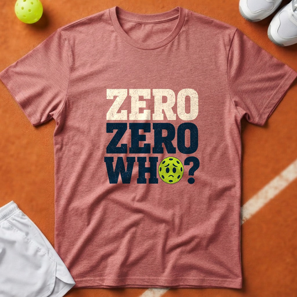 Zero Zero Who Pickleball T-Shirt - Watermelon [20260819232416]
